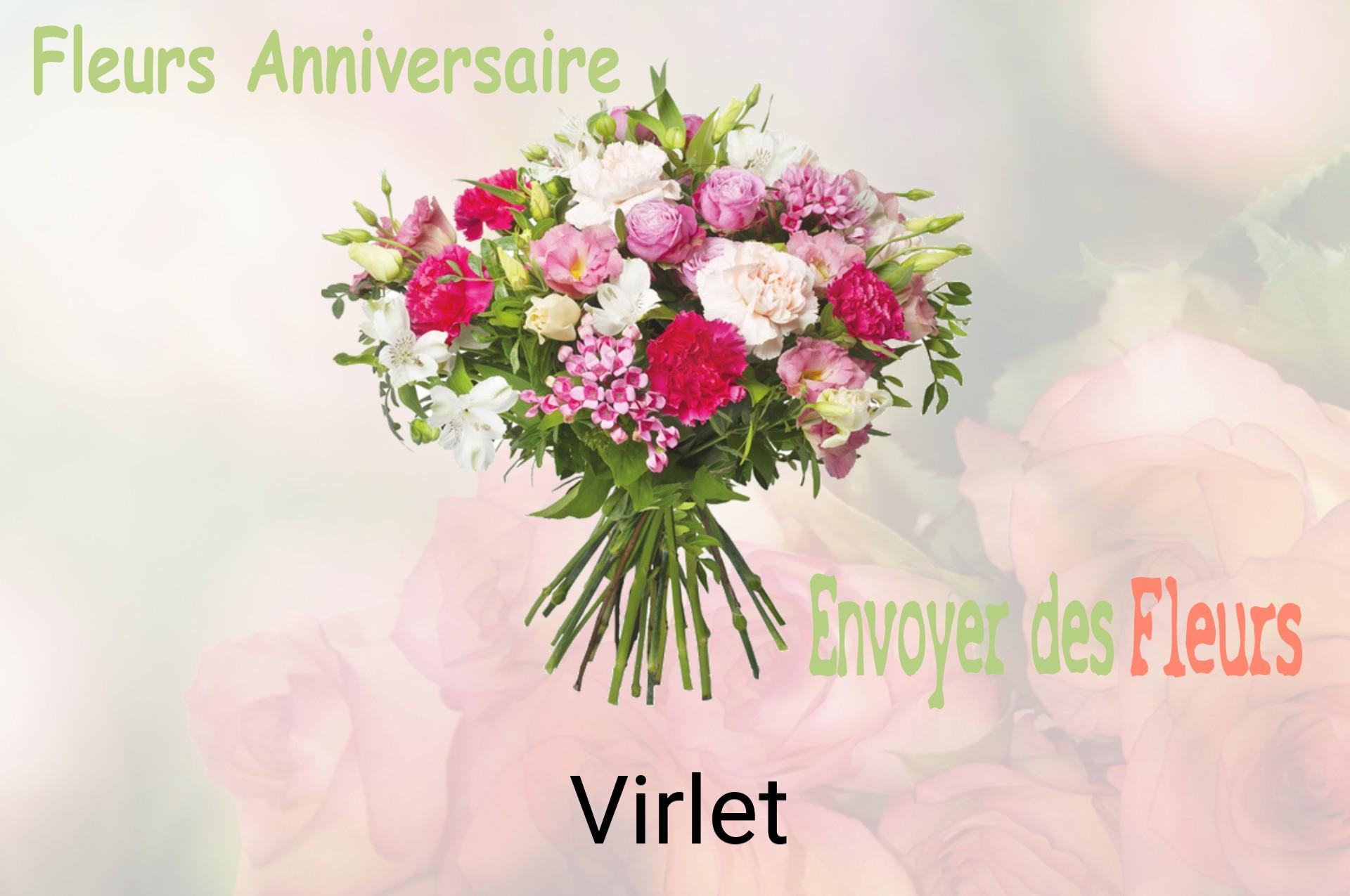 Bouquet de fleurs d’anniversaire livré à Virlet